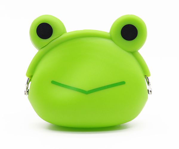 矽膠零錢袋，青蛙（wā）矽膠錢包，學生矽膠錢袋