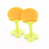 橘子牙（yá）膠,水果咬（yǎo）牙膠,矽膠磨（mó）牙棒定製！