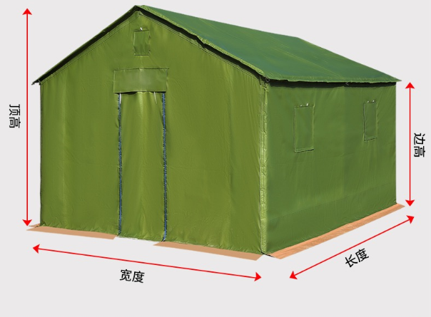 加高款加粗圓管（guǎn）地梁刀刮布（bù）帳篷